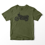 JL Illustration For A Suzuki GS 850G Motorbike Fan T-shirt
