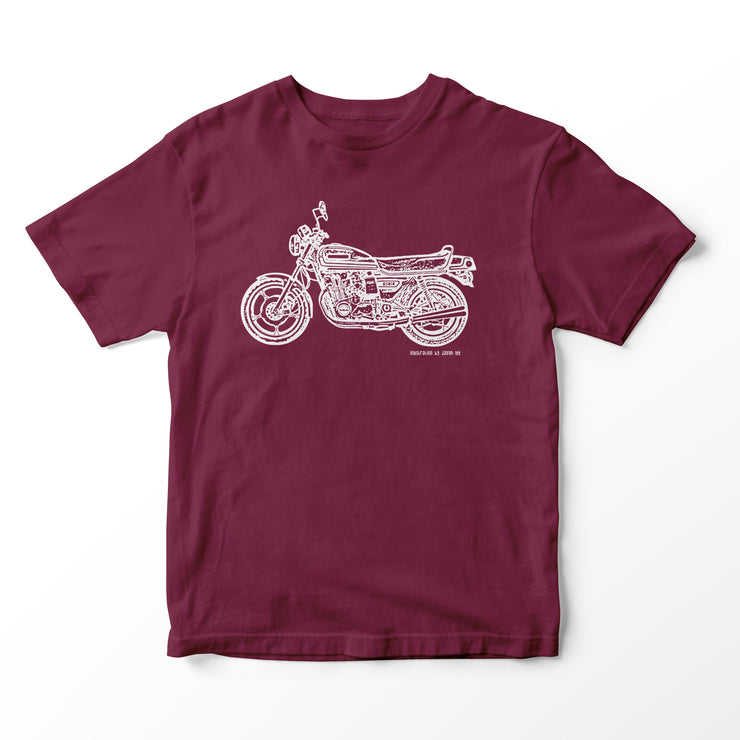 JL Illustration For A Suzuki GS 850G Motorbike Fan T-shirt