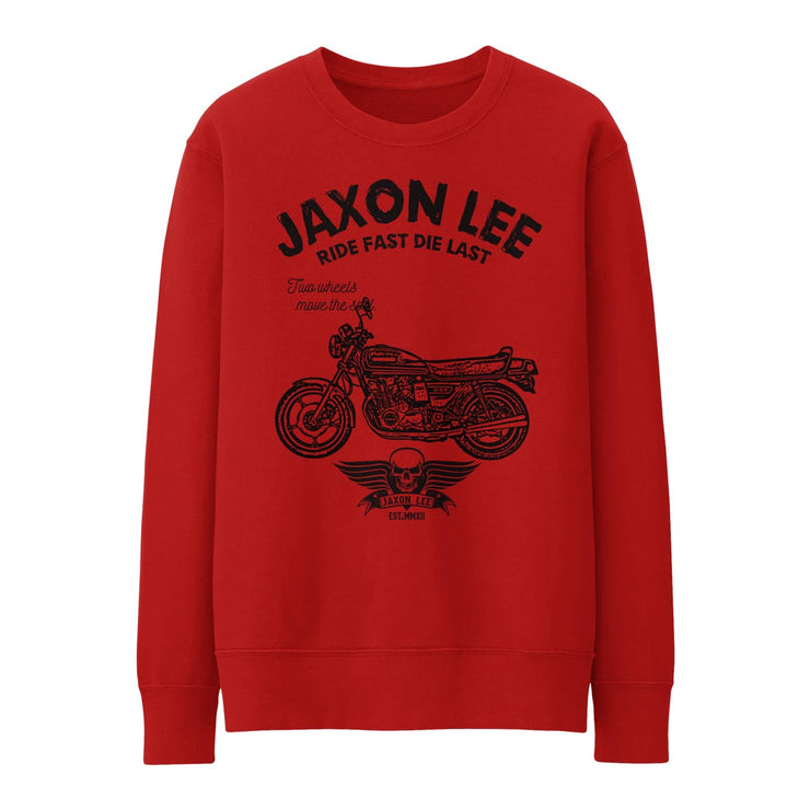 JL Ride Illustration for a Suzuki GS 850G Motorbike fan Jumper