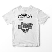 JL Ride Illustration for a Suzuki GS 850G Motorbike fan T-shirt