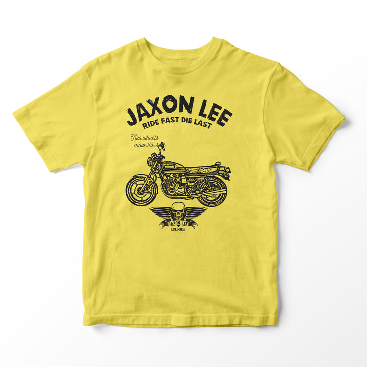 JL Ride Illustration for a Suzuki GS 850G Motorbike fan T-shirt