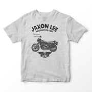 JL Ride Illustration for a Suzuki GS 850G Motorbike fan T-shirt