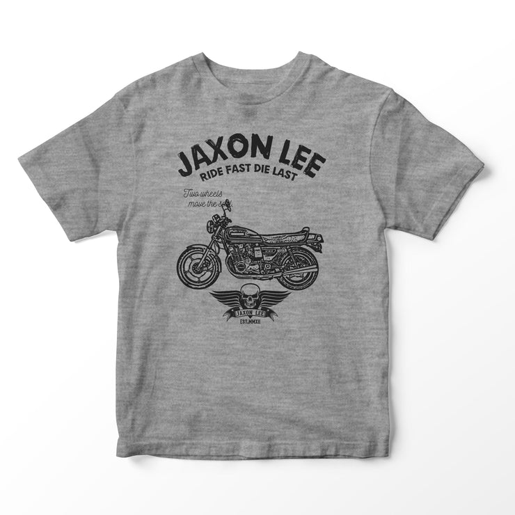 JL Ride Illustration for a Suzuki GS 850G Motorbike fan T-shirt