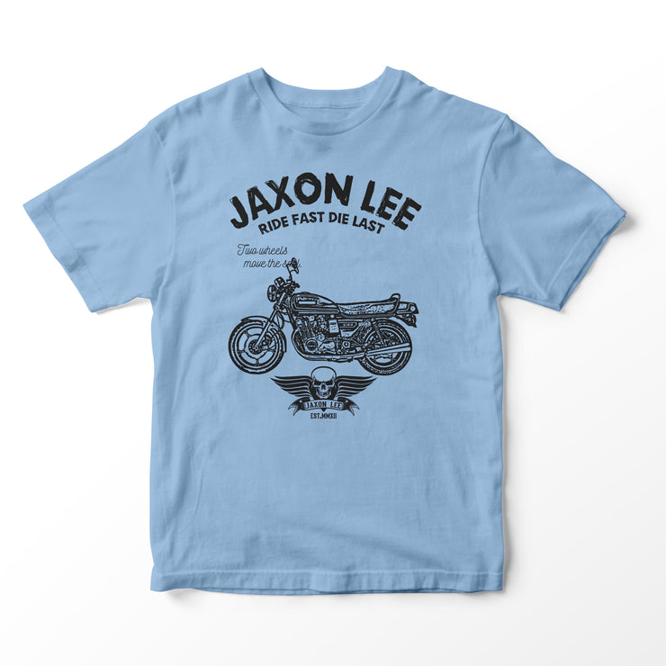 JL Ride Illustration for a Suzuki GS 850G Motorbike fan T-shirt