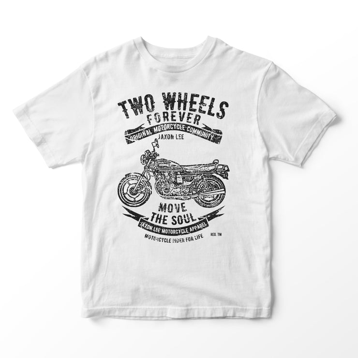 JL Soul Illustration for a Suzuki GS 850G Motorbike fan T-shirt