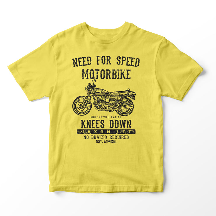 JL Speed Illustration for a Suzuki GS 850G Motorbike fan T-shirt