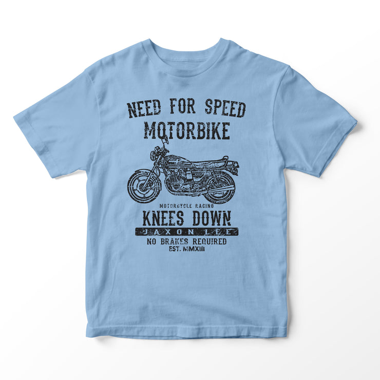 JL Speed Illustration for a Suzuki GS 850G Motorbike fan T-shirt