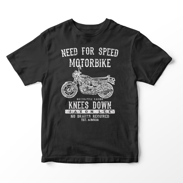 JL Speed Illustration for a Suzuki GS 850G Motorbike fan T-shirt