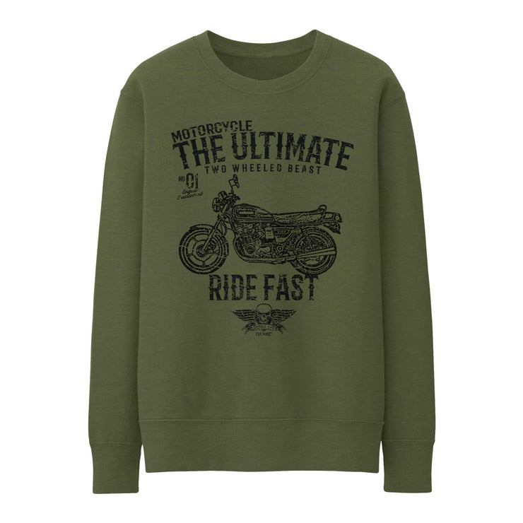 JL Ultimate Illustration for a Suzuki GS 850G Motorbike fan Jumper