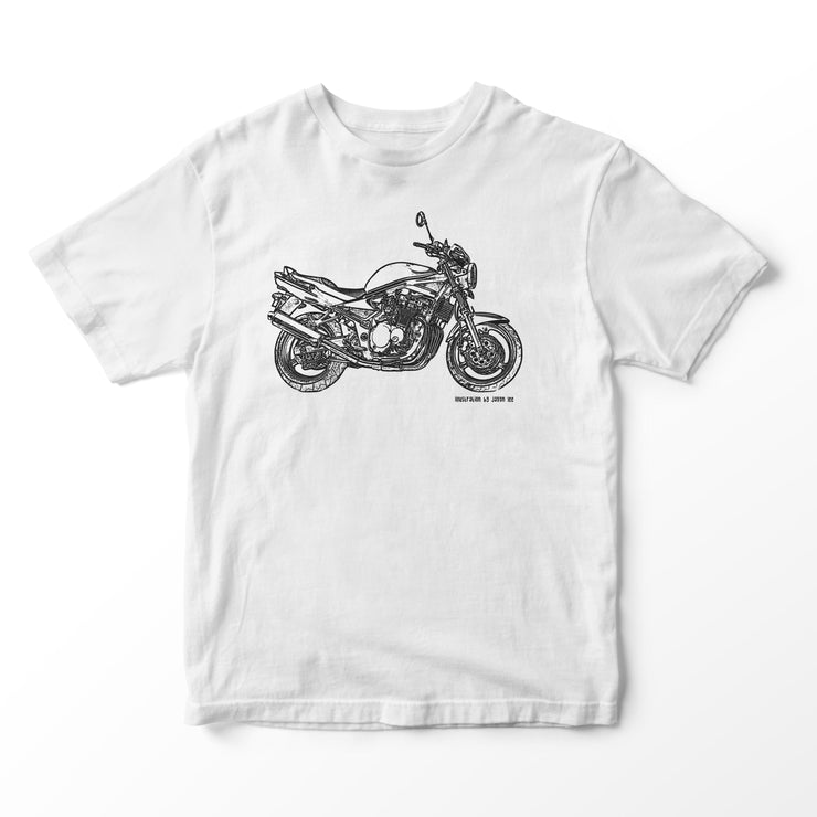 JL Illustration For A Suzuki GSF 600 Bandit Motorbike Fan T-shirt