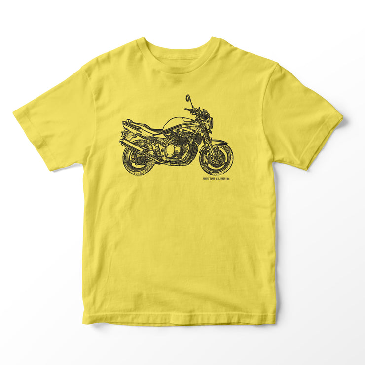 JL Illustration For A Suzuki GSF 600 Bandit Motorbike Fan T-shirt