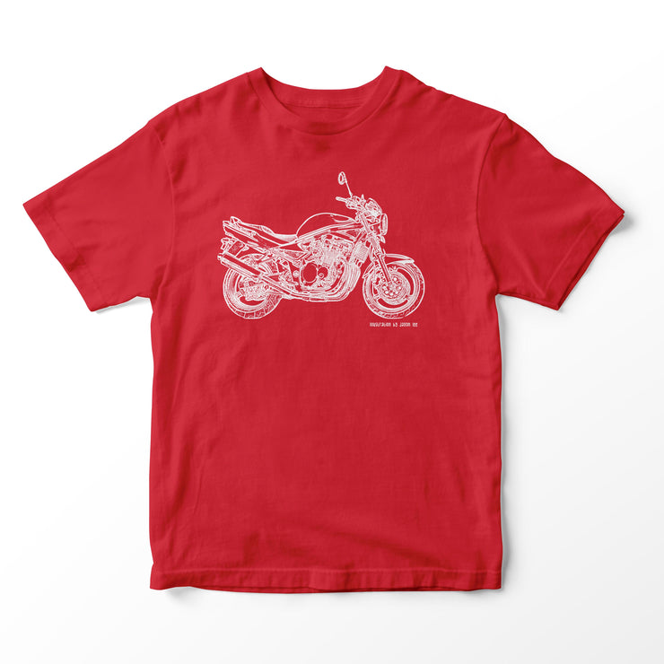 JL Illustration For A Suzuki GSF 600 Bandit Motorbike Fan T-shirt