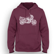 JL Illustration For A Suzuki GSF 600 Bandit Motorbike Fan Hoodie