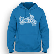 JL Illustration For A Suzuki GSF 600 Bandit Motorbike Fan Hoodie