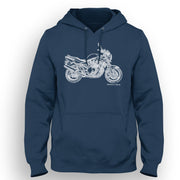 JL Illustration For A Suzuki GSF 600 Bandit Motorbike Fan Hoodie