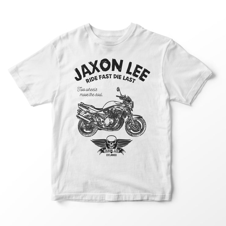 JL Ride Illustration for a Suzuki GSF 600 Bandit Motorbike fan T-shirt