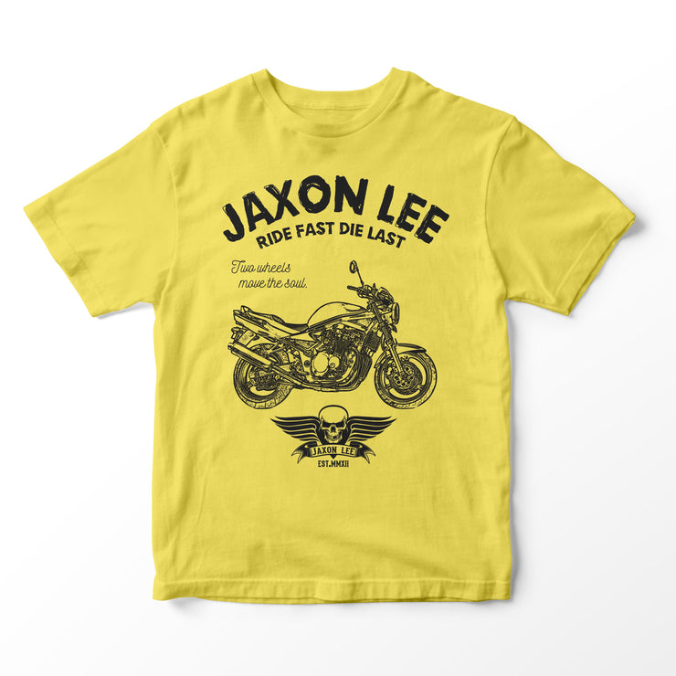 JL Ride Illustration for a Suzuki GSF 600 Bandit Motorbike fan T-shirt