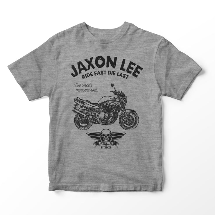 JL Ride Illustration for a Suzuki GSF 600 Bandit Motorbike fan T-shirt