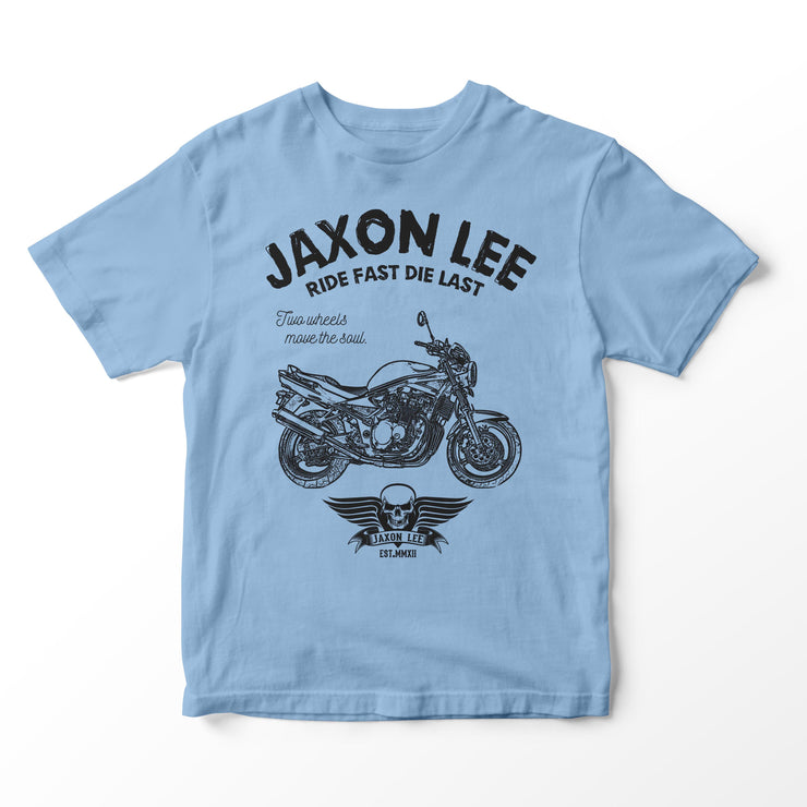 JL Ride Illustration for a Suzuki GSF 600 Bandit Motorbike fan T-shirt