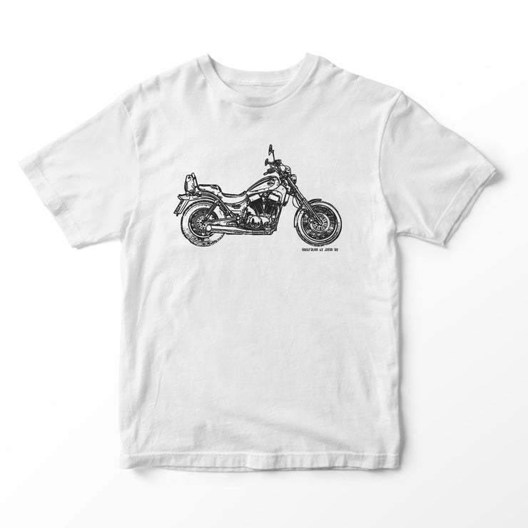 JL Illustration For A Suzuki Intruder VS1400 Motorbike Fan T-shirt