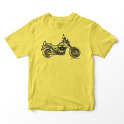 JL Illustration For A Suzuki Intruder VS1400 Motorbike Fan T-shirt