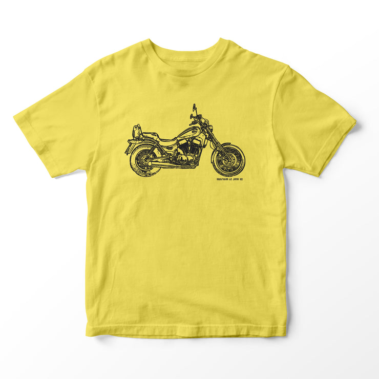 JL Illustration For A Suzuki Intruder VS1400 Motorbike Fan T-shirt