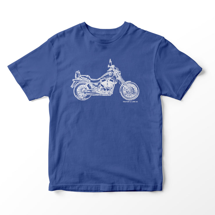 JL Illustration For A Suzuki Intruder VS1400 Motorbike Fan T-shirt
