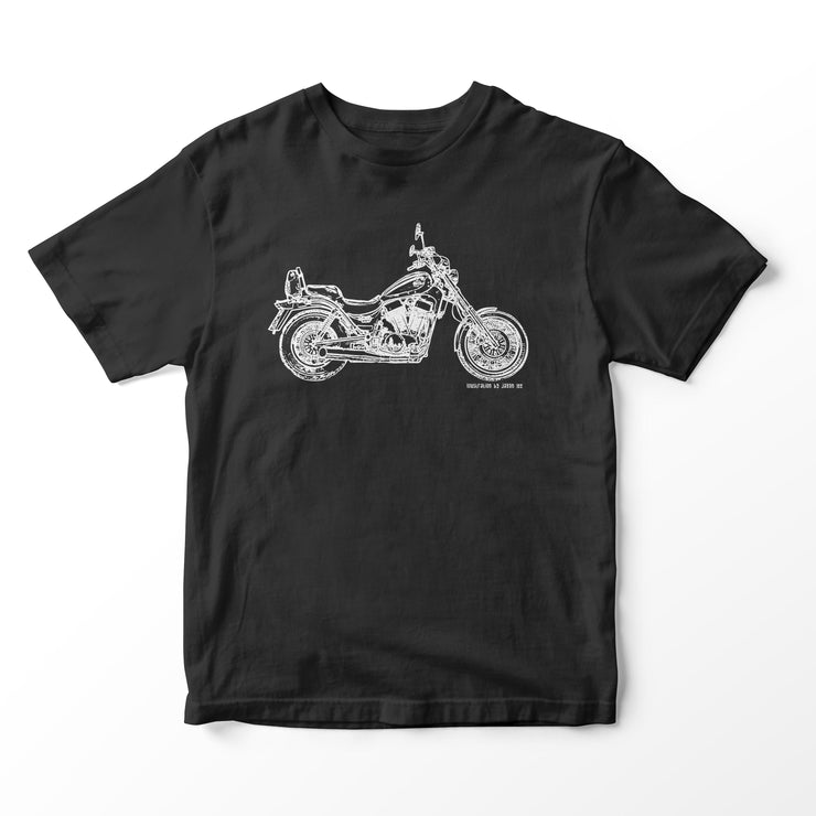 JL Illustration For A Suzuki Intruder VS1400 Motorbike Fan T-shirt