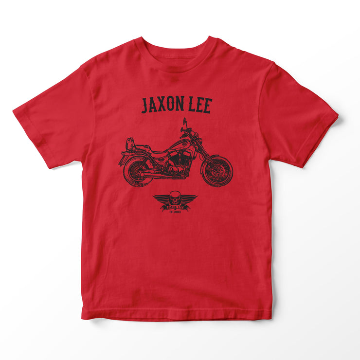 JL Basic Illustration for a Suzuki Intruder VS1400 Motorbike fan T-shirt