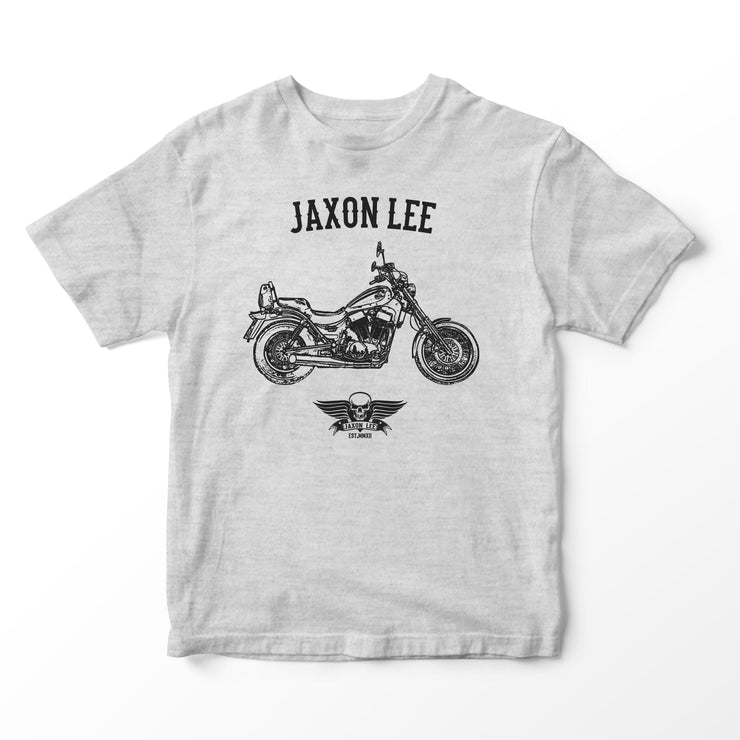 JL Basic Illustration for a Suzuki Intruder VS1400 Motorbike fan T-shirt
