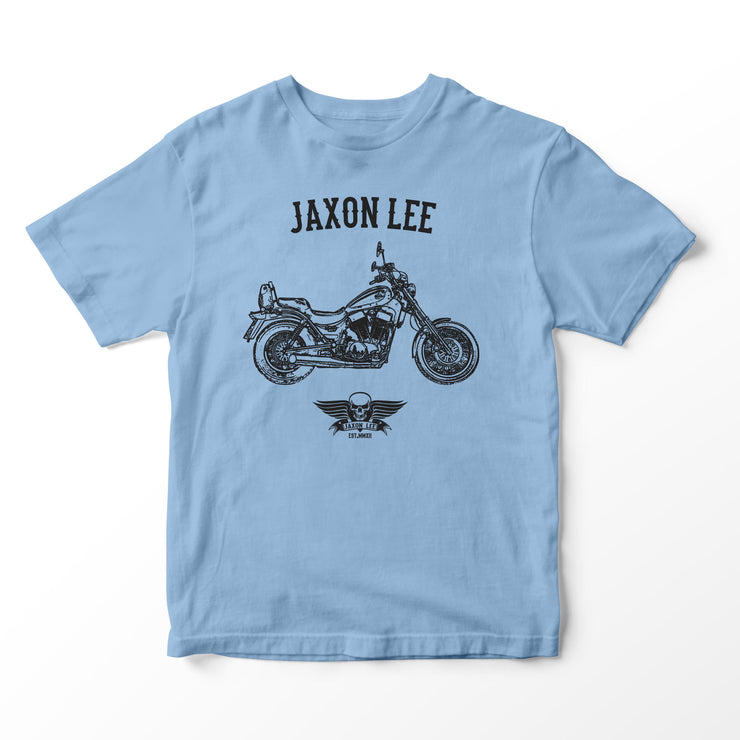 JL Basic Illustration for a Suzuki Intruder VS1400 Motorbike fan T-shirt