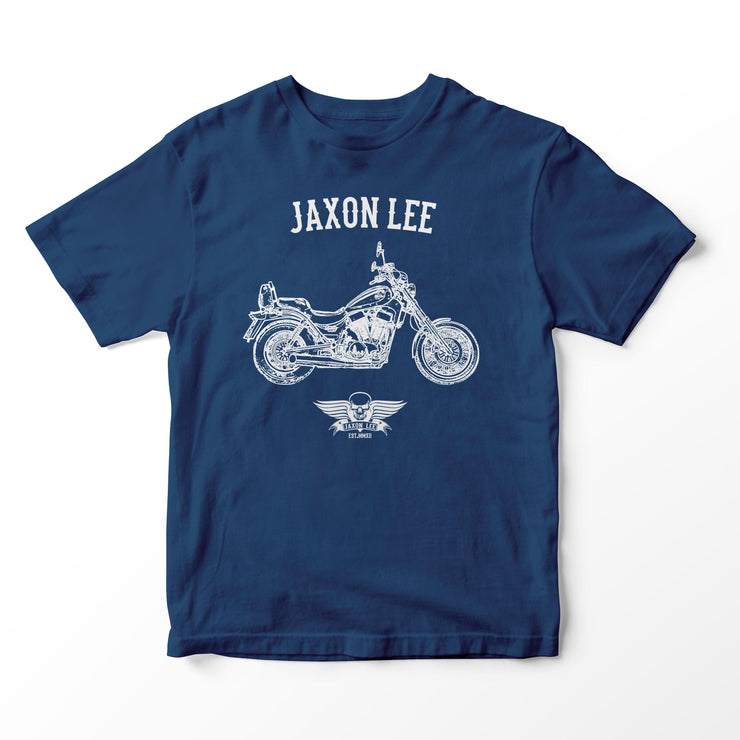 JL Basic Illustration for a Suzuki Intruder VS1400 Motorbike fan T-shirt