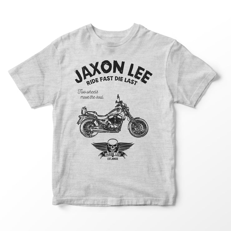 JL Ride Illustration for a Suzuki Intruder VS1400 Motorbike fan T-shirt