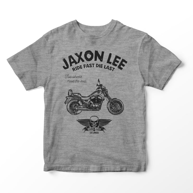 JL Ride Illustration for a Suzuki Intruder VS1400 Motorbike fan T-shirt