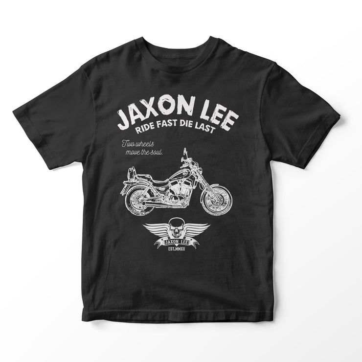 JL Ride Illustration for a Suzuki Intruder VS1400 Motorbike fan T-shirt