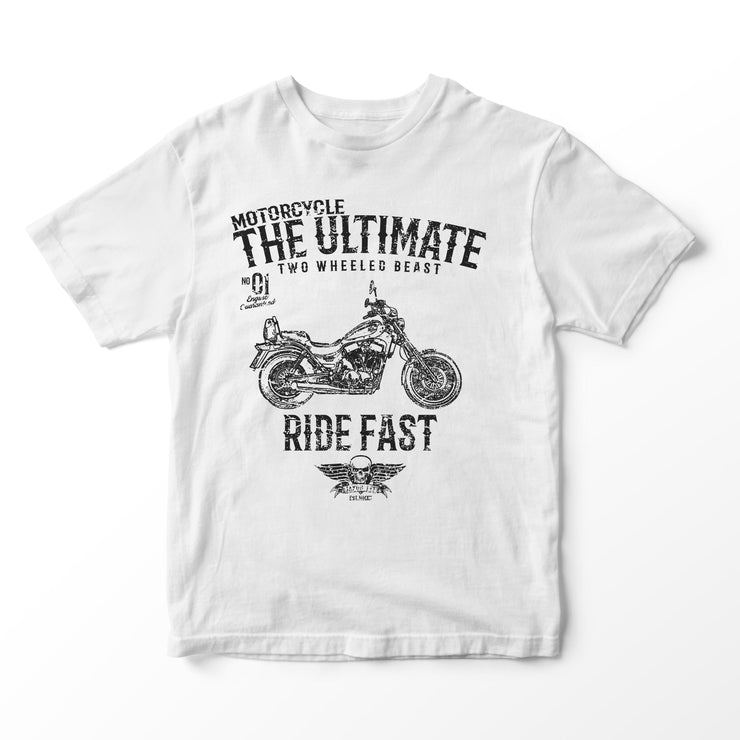 JL Ultimate Illustration for a Suzuki Intruder VS1400 Motorbike fan T-shirt