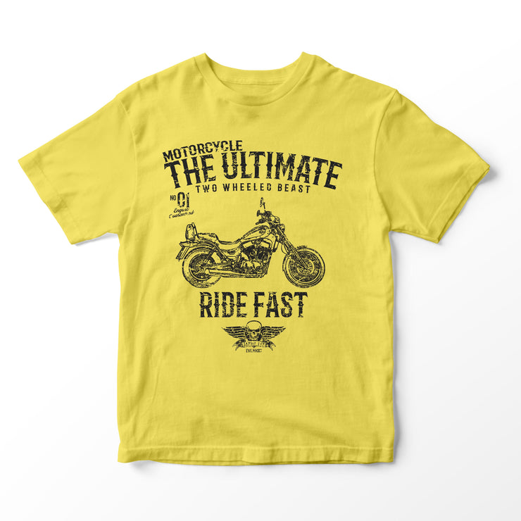 JL Ultimate Illustration for a Suzuki Intruder VS1400 Motorbike fan T-shirt