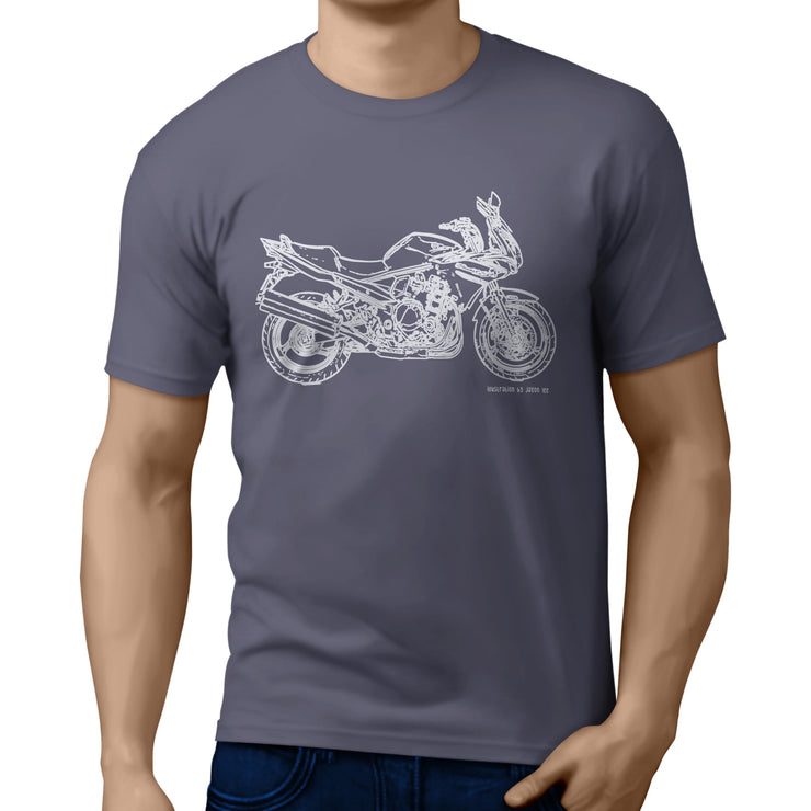 JL Illustration For A Suzuki Bandit 1250S 2016 Motorbike Fan T-shirt