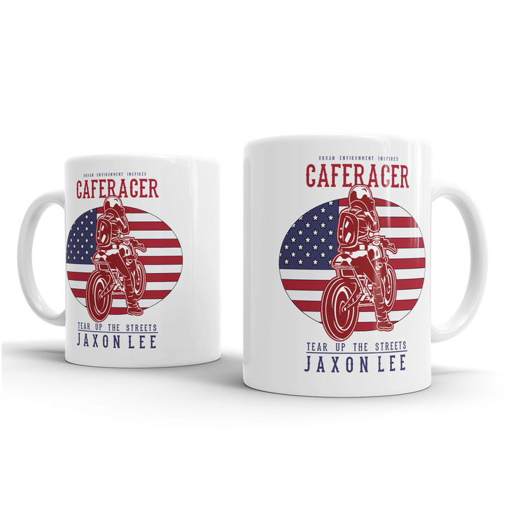 JL Tear Up The Streets Cafe Racer America – Gift Mug