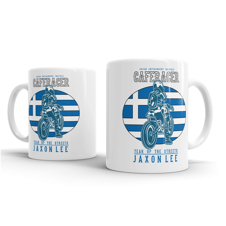 JL Tear Up The Streets Cafe Racer Greece – Gift Mug