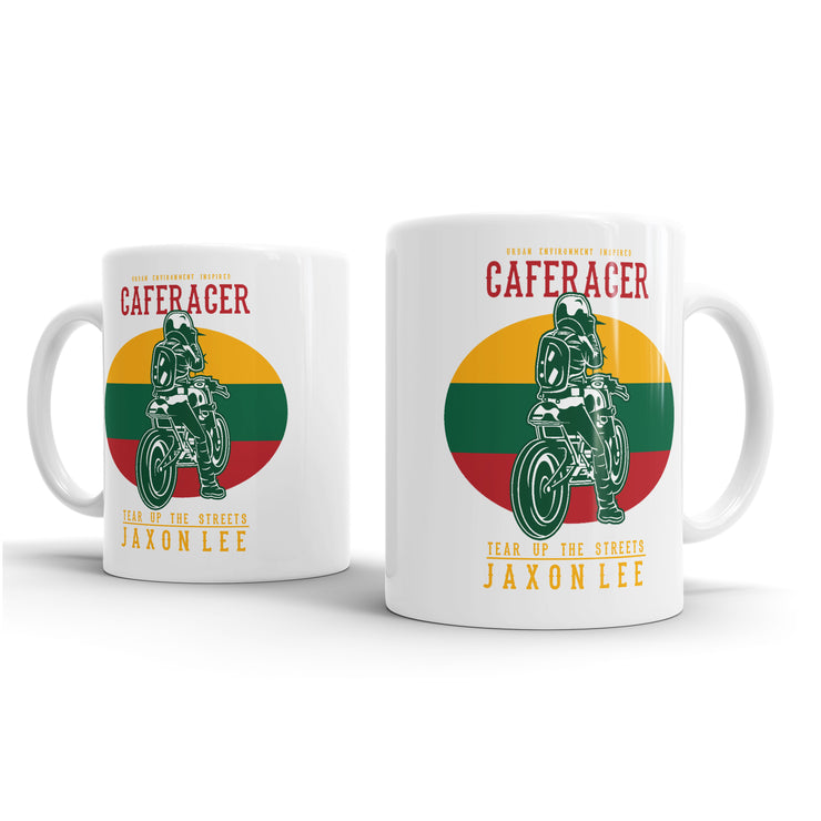 JL Tear Up The Streets Cafe Racer Lithuania – Gift Mug