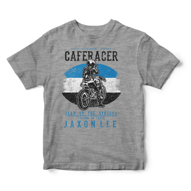 JL Tear up the Streets Estonia Cafe Racer Motorbike - T-shirt