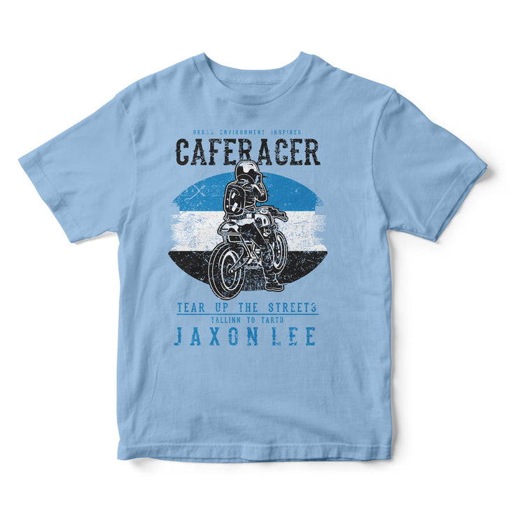 JL Tear up the Streets Estonia Cafe Racer Motorbike - T-shirt