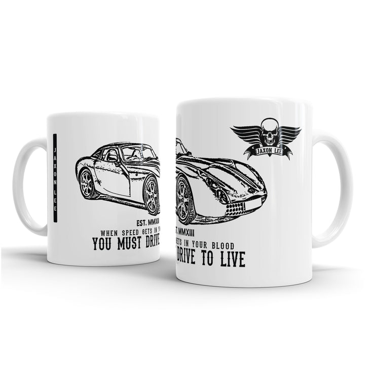 JL Illustration For A TVR Tuscan Motorcar Fan – Gift Mug