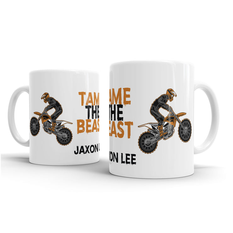 JL Tame The Beast - Dirt Bike – Motorcycle Fan Gift Mug