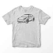 JL Illustration For A Tesla Model Y Motorcar Fan T-shirt