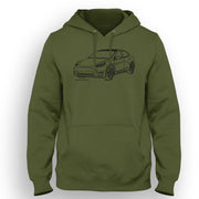 JL Illustration For A Tesla Model Y Motorcar Fan Hoodie