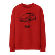 JL Basic Illustration for a Tesla Model Y Motorcar fan Jumper