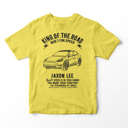 JL King Illustration for a Tesla Model Y Motorcar fan T-shirt