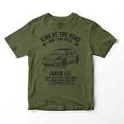 JL King Illustration for a Tesla Model Y Motorcar fan T-shirt